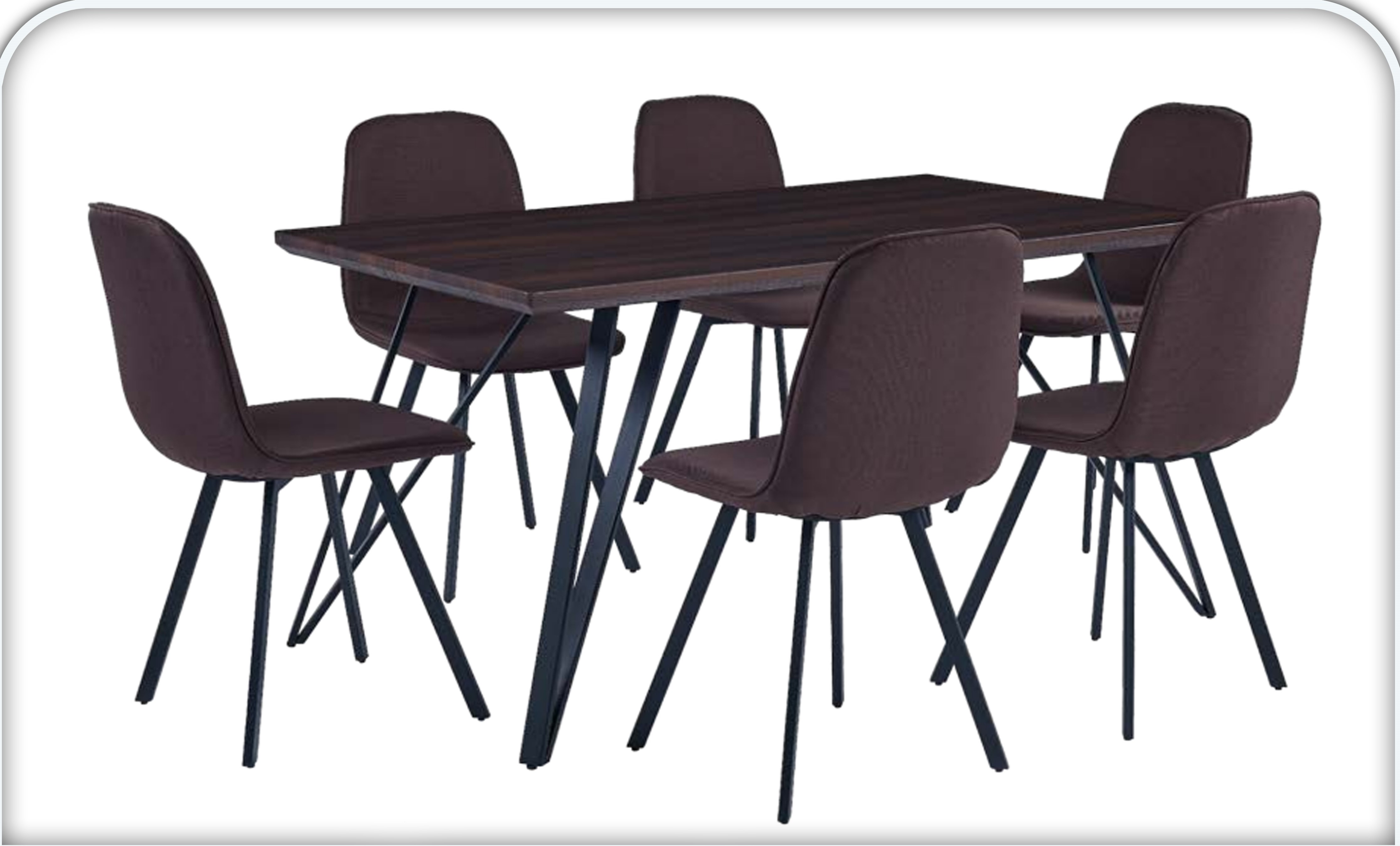 Dining table 6 chairs mod: 180428